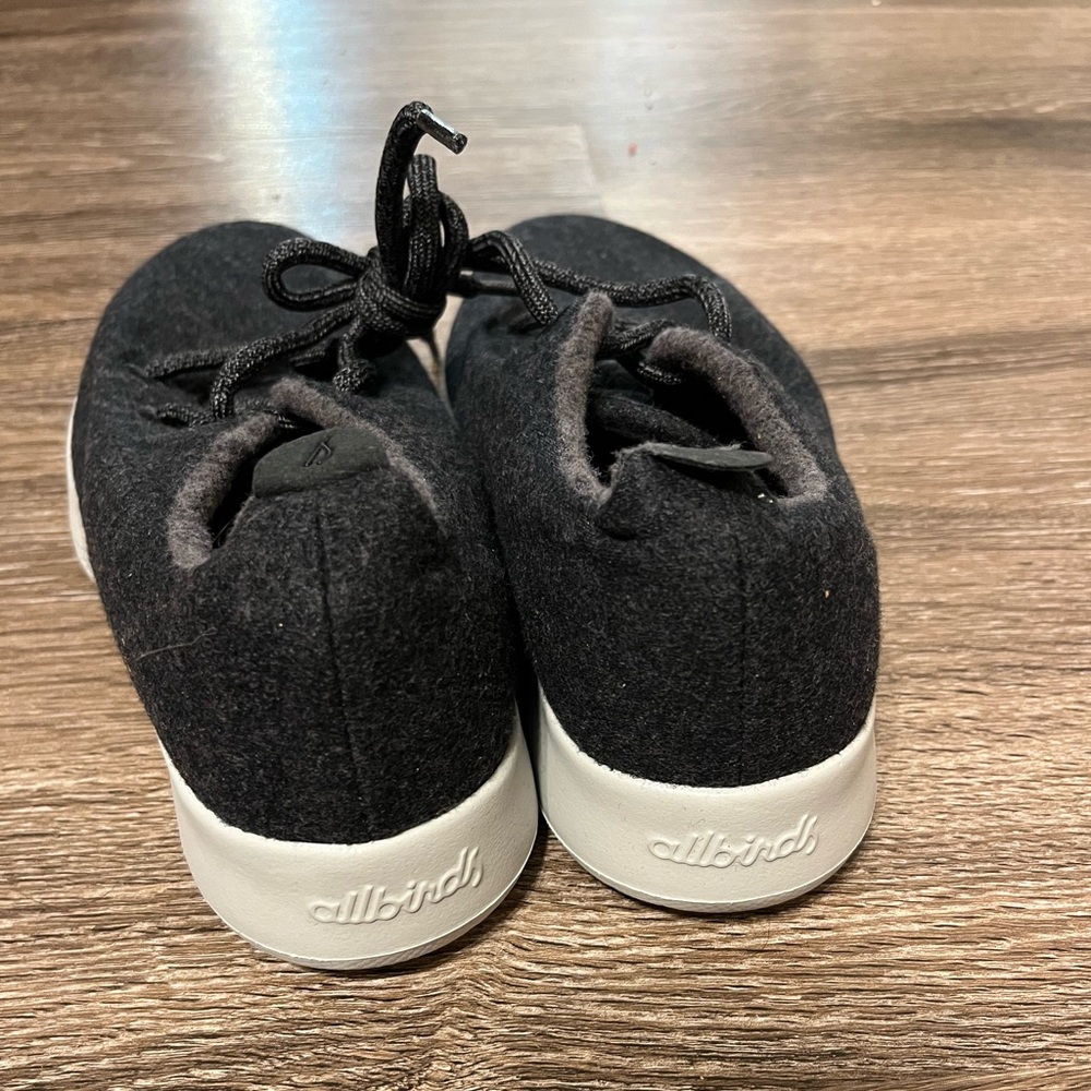 Allbirds Wool Runner True Black womens size 9 - Picture 4 of 8